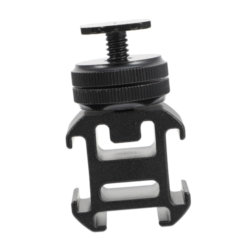 TEHAUX Djustable Hot Shoe Mount for Camera Tripod Screw Adapter Flash Holder Stand for DSLR