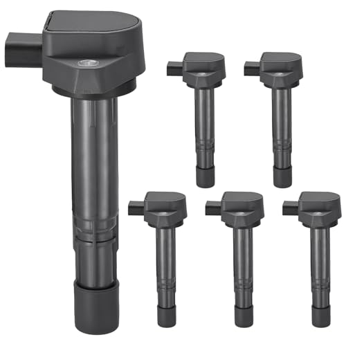 Image of Ignition Coil UF400 Compatible with Honda Civic Pilot Ridgeline Compatible with Acura MDX EL 2001 2002 2003 2004 2005 2006 2007 2008 2009, 1.7L L4 3.5L 3.7L V6 - Replaces 5C1451 C1460 (6PCS)