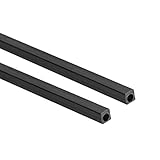 sourcing map Tube carré Fibre Carbone 3x3x2mm Rond Int dia. 400mm Tube Fibre carbonePcs2...