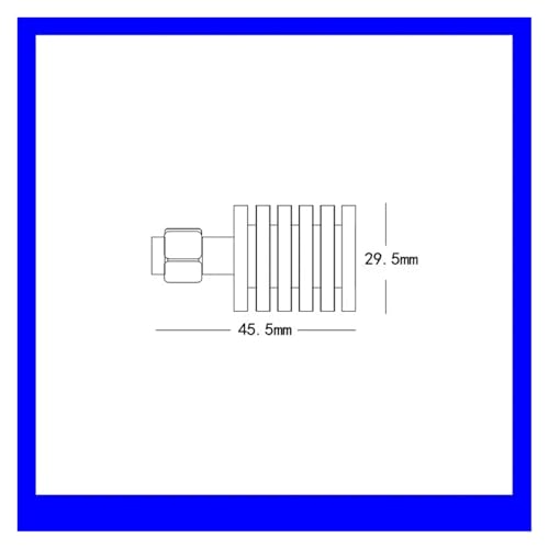 Carga terminal 5W NEX-J con resistencia precisa de 50 ohmios 6