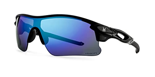 Image of Velocity Optics - S /VC2239 /C8R UV Protected Polycarbonate Lens Sports Sunglasses for Men Driving Cricket Fishing Cycling Sunglasses