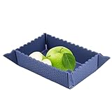 Campingschüssel, Campingteller, faltbar, magnetisch, multifunktional, aus Silikon, Serviertablett, für Aperitif, Camping, tragbar, für Aperitif,