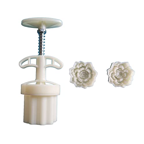 HapGlan Cookie Stamps Snow Mold Hand-Pressure Makers Tool for Mid-Autumn Festival