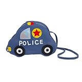 [MOBUTOFU] 子供用斜めがけカー玩具バッグ シンプルなストレージポーチ ブル