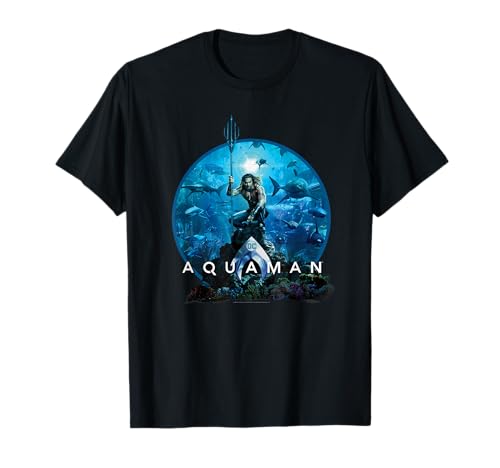 Aquaman Circle Poster T-Shirt