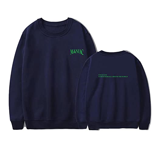 SHENGANG Stray Kids Pullover mit Rundhalsausschnitt MANIAC Logo Print Skzoo Hoodie(S-4XL) Cover