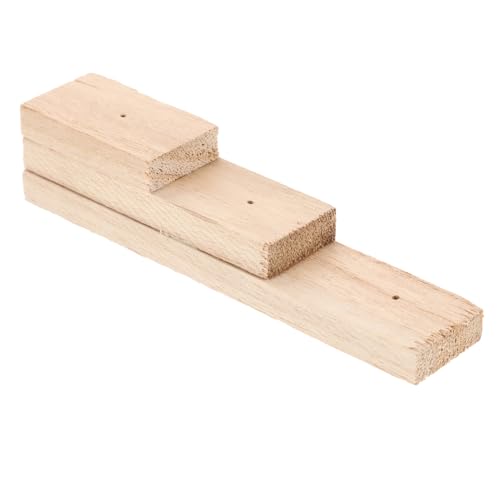 DECHOUS Expositor de amostras alfinetes de madeira suporte de exposição fixação para pinças