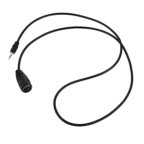 Yardwe Stereo Converter Cable 5-pin to 3.5mm Audio Jack Adapter Replacement Cable for Cd/