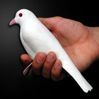 MOMOMAGE Super Latex Dove Magic Tricks Stage Rubber Dove Magic Vanish/Appear Magic Mentalism Illusion Gimmick Props Magic