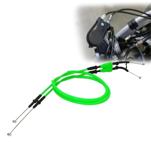 Câble d'accélérateur moto Kawasaki Ninja ZX6R ZX636 acier 2 pièces rechange 2009-2023
