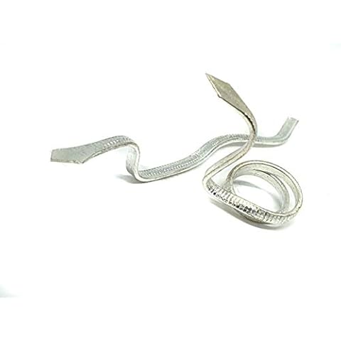 Eclectic Shop Uk Nag Nagin Naag Naagin Joda Snake Pair for Kalsarp Dosh Aum Shiva Puja Silver Tone - Boxed Cover