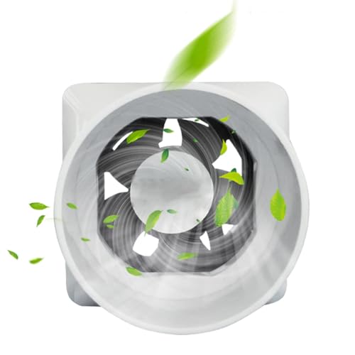 PPLDABNK Ventilador Conducto ExtraccióN En LíNea 2', 12V 18W Miniventilador CirculacióN Aire, Silencioso 66M³/H, Ideal para Oficinas, Pasillos, SóTanos, Cocinas Y BañOs,Adjustable Speed