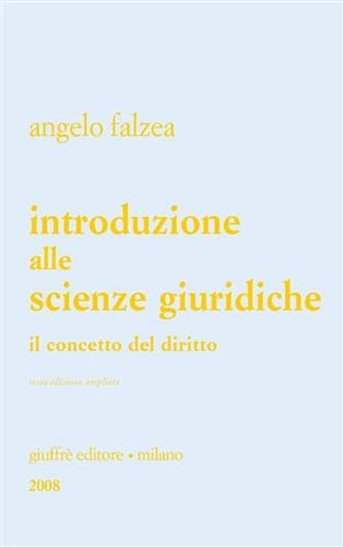Introduzione Alle Scienze Giuridiche.