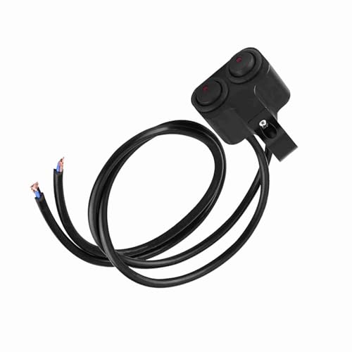 Interruptor doble de manillar CNC en aleación de aluminio para moto de 1 pulgada 2