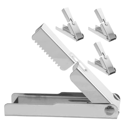 VALICLUD 4Pcs Crawfish Sheller Device Portable Stainless Steel Shrimp Peeler Ergonomic Seafood Shell Remover for Home Dining and Outdoor Activities Efficient Shelling Tool