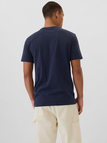 Image of Gap Men's Everyday Soft Micro Logo Crewneck T-Shirt