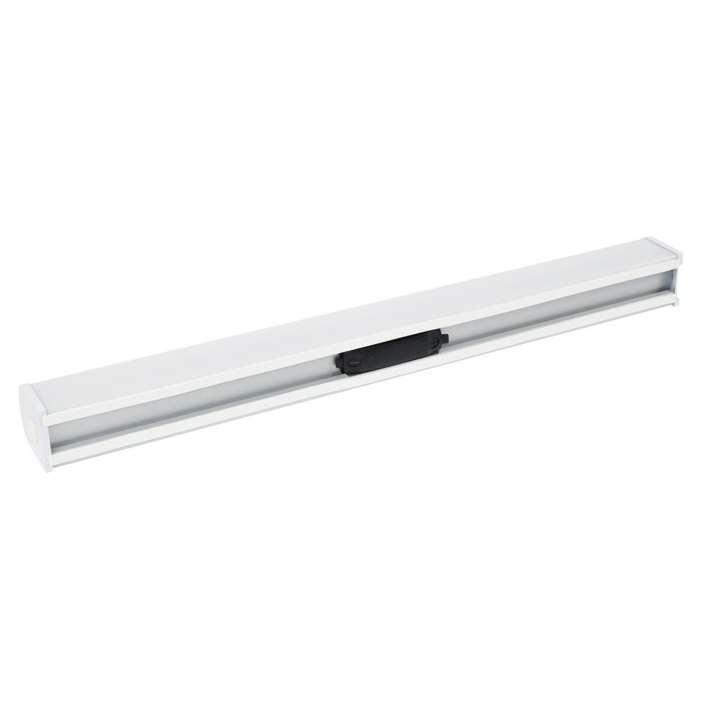 Gefom REGLETTE ETANCHE IP44 LED INTEGREE 60 CM, CORPS ALUMINIUM, FINITION PC, AVEC INTER, 10W, 950 LUMENS,