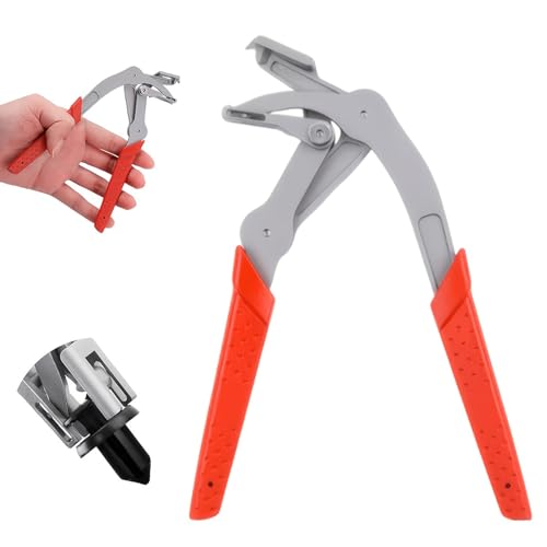 2026 Upgraded Car Clip Pliers Auto Fastener Clip Removal Pliers Snap Ring Plier Retaining Ring Removal for Door Panels Trim Clips Rivets and Interior Panels