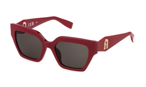 Furla SFU811 lunettes de soleil femme haut de gamme acétate rouge Rosso Pieno Lucido