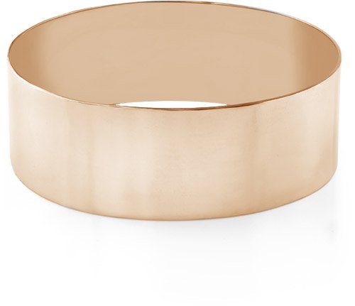 14K Rose Gold Flat Bangle Bracelet 25mm 1 Jewelry