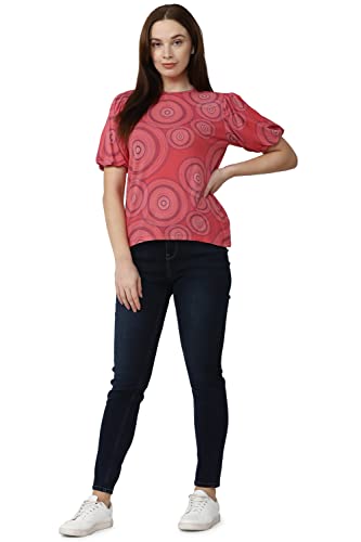 Image of Van Heusen Women's Cotton Regular Fit T-Shirt