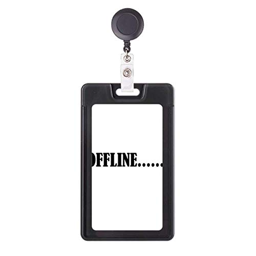 Étui rétractable pour badge élégant avec enrouleur robuste pour cartes d'accès