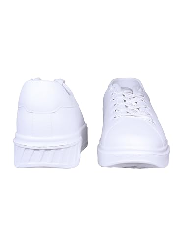 Image of Impakto Men's Sneakers | Lightweight & Washable Casual Shoes | Comfortable Lace-Up Shoes, Office & Travel | Soft Cushioned Insole & Slip Resistant