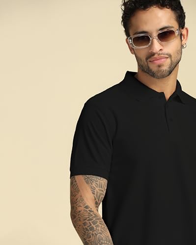 Image of VastraVibes Men's Polo Regular Fit T-Shirt