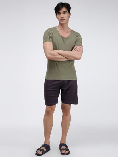 Image of Comfy Plain Bermuda Zipper