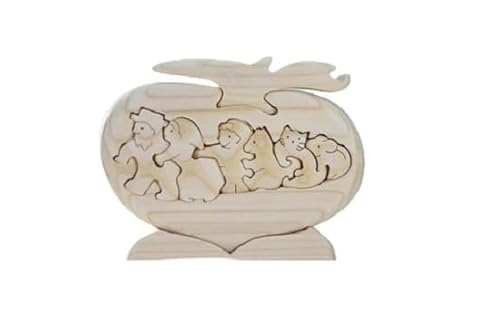 [ギフト用]木工パズル おおきなかぶ おおさか河内材ヒノキ使用