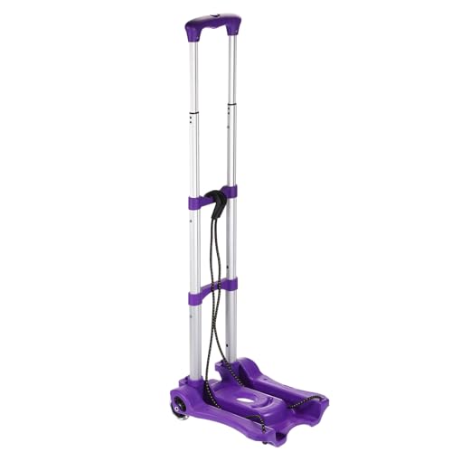 Carretilla plegable portátil de mano 55lb color púrpura miniatura 1