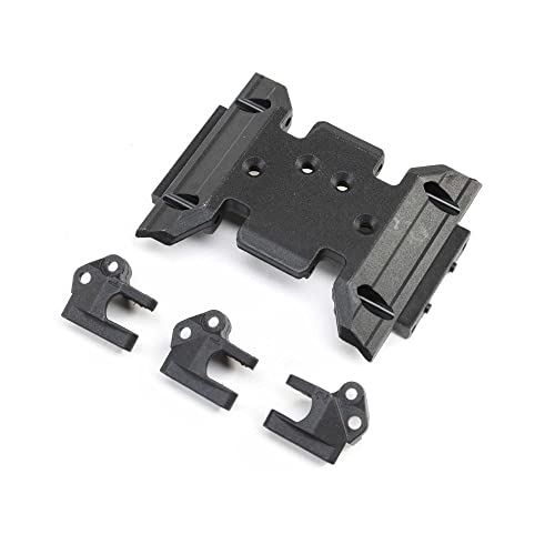 Image of Axial Skid Plate & Upper Link Mounts: SCX10 III BC, AXI231047
