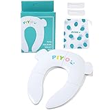 ピヨ(PIYO)補助便座 折りたたみ (収納ポーチ付)子供 携帯 幼児 幼児用便座トレーニング 子供用 補助便座 おまる ベビー (ホワイト) (ホワイト)