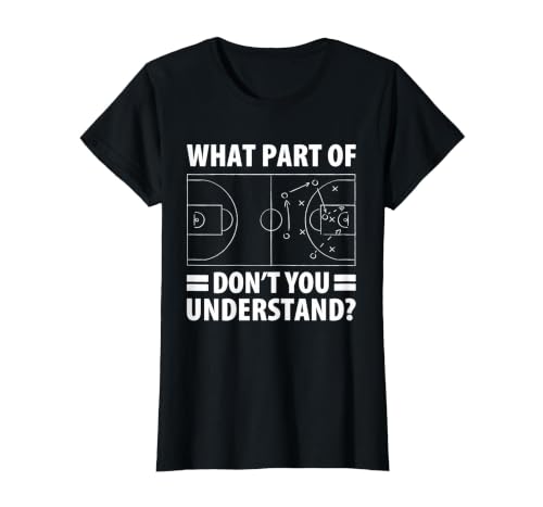 Funny What Part of Basketball Don't You Understand Coach T-Shirt, Women, Black, 3X-Large