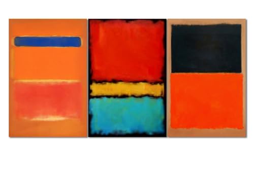 Mark Rothko impressions sur toile art mural pour chambre à coucher