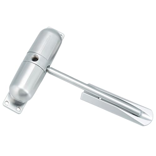 Sterling DCSC217B Cierrapuertas Cromado, Montaje en Superficie, con Resorte, Cromo Satinado