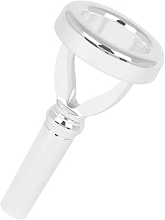 VICASKY Trumpet Practice Device Simple Trumpet Practice Tool Trumpet Teaching Props Practical Trumpets Practice Device Student Trumpet Learning Tool Silver Plated Brass Mouth