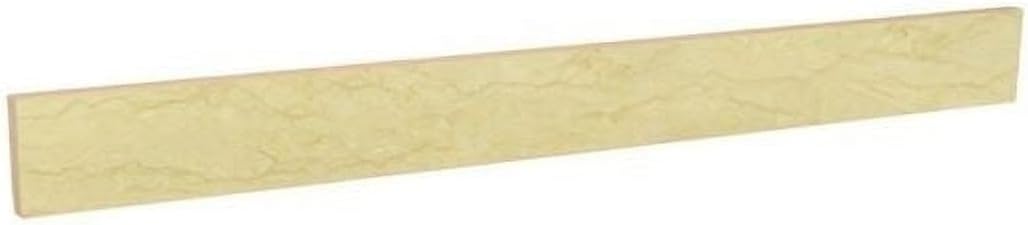 50 in. Carrara Marble Backsplash Cream