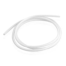 PTFE Teflon Bowden Tube for 1.75 Filament 2.0mm ID/4.0mm OD 2.0 Meters White Connector Tubing for 3D Printer