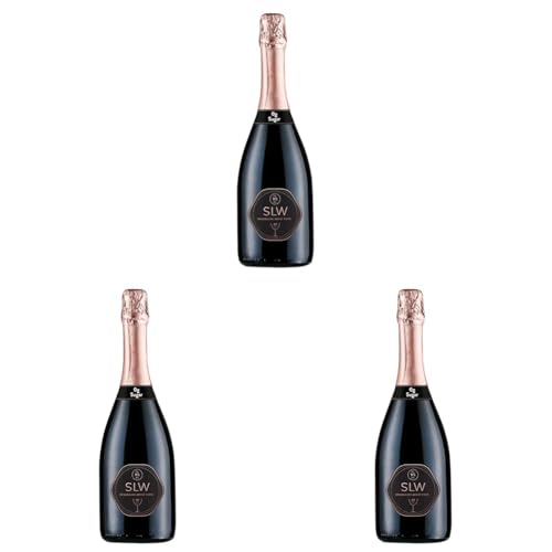 Image of SLW 'Zero Sugar - Zero Carbs' Sparkling Italian Rosé, 11 ABV, 75cl By SLIM Wine (Pack of 3)