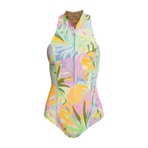 Billabong Womens Salty DayZ Sleeveless 1mm Chest Zip Shorty Wetsuit ABJW500102 - Dreamland Billabong Womens Size - 12