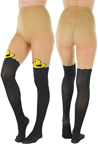 Image of ToBeInStyle Women's Cute Thigh High Printed Character Tights