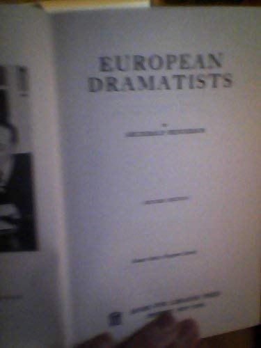 European Dramatists 0836921631 Book Cover