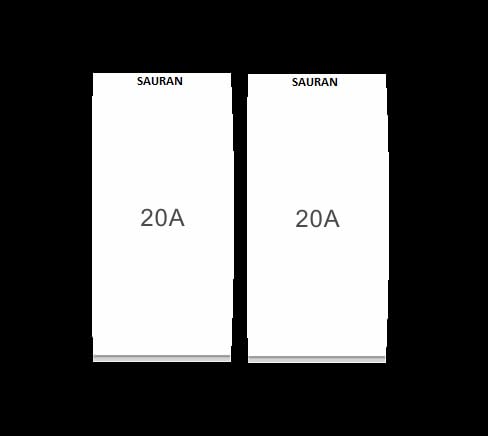 SAURAN Electrical Switch, Basic Power Control Device 20A 2 Way Switch Modular (2)-picture-17
