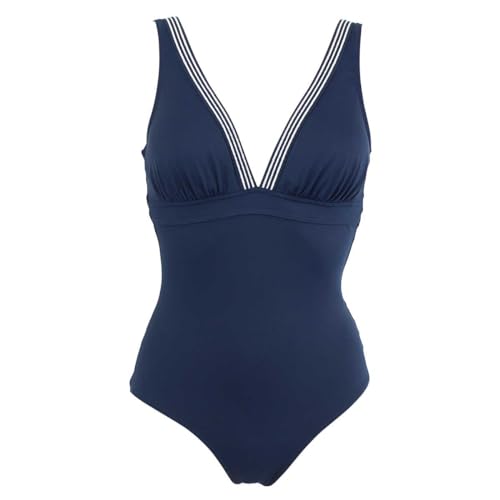 Janine Robin maillot de bain 1 pièce Lucia d'une haute qualité française bleu marine