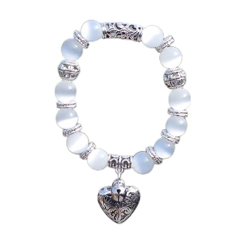 Perles de pierre d'œil de chat blanc naturel : finis les bracelets fragiles qui serrent le poignet