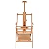 Da Vinci Multimedia Multi-Angle Convertible Artist Easel - Adjustable Center Mast, Hand-Crafted Deluxe Elm Wood, Adjustable Vertical to Flat Drawing Angle, Large Easel for Painting Canvases up to 45in #1