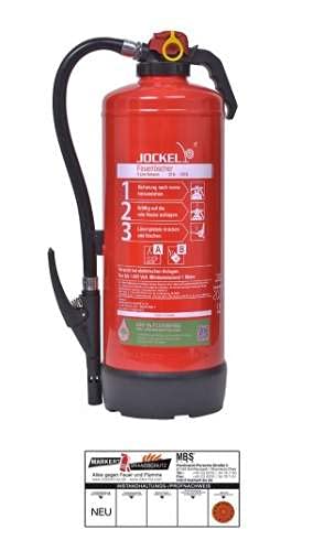 Jockel S6JX GREEN E 21 - Auflade-Schaum-Feuerlöscher GREEN E, 6L, EN3, 21 A, 113 B = 6LE, inkl. Prüfplakette