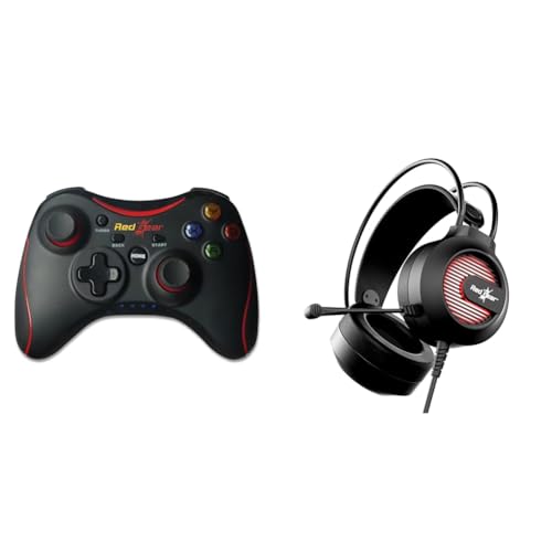 Image of Redgear Pro Wireless Gamepad with 2.4GHz Wireless Technology, Integrated Dual Intensity Motor, Illum