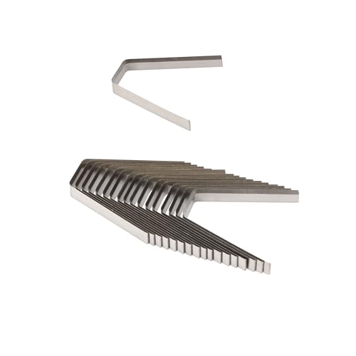 Image of Tire Groover Flat Blades for Ideal Tire Groover Tool Regroover Kit - Tire Groover Blades-18 Pack (Tire Groover Blade #6 3 /8 inch)